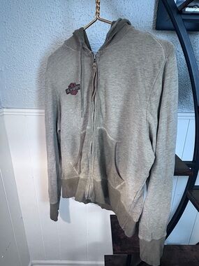 Harley-Davidson Men's Light Full-Zip Hoodie with Logo